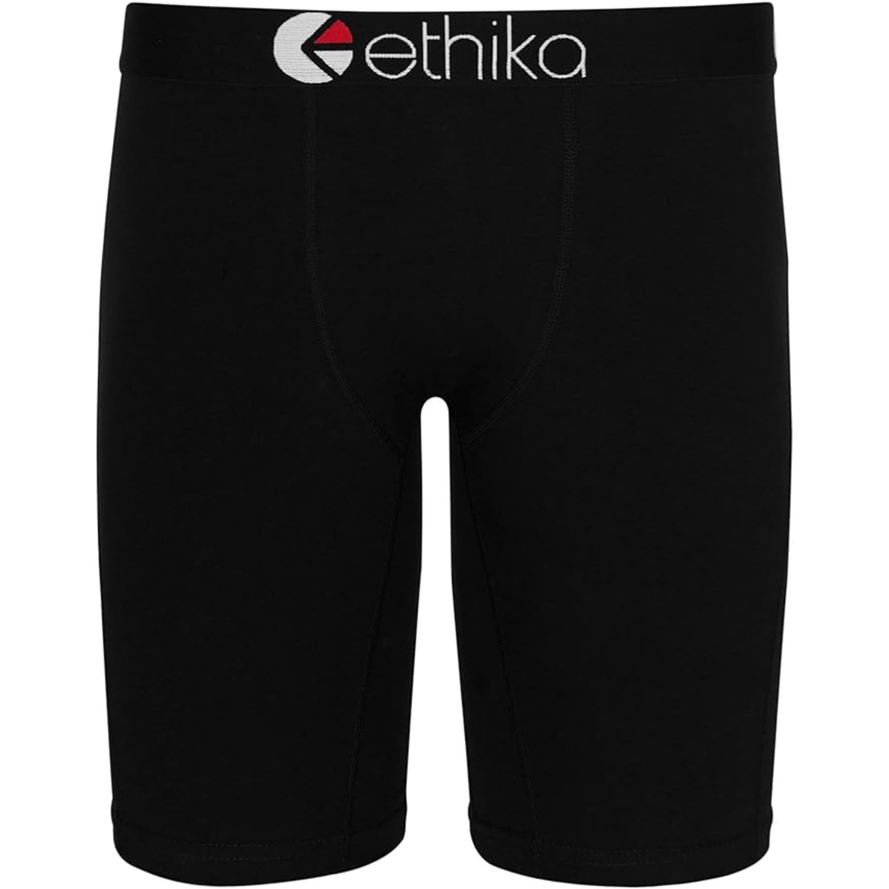 Black Ethika Staple long-leg boxer briefs